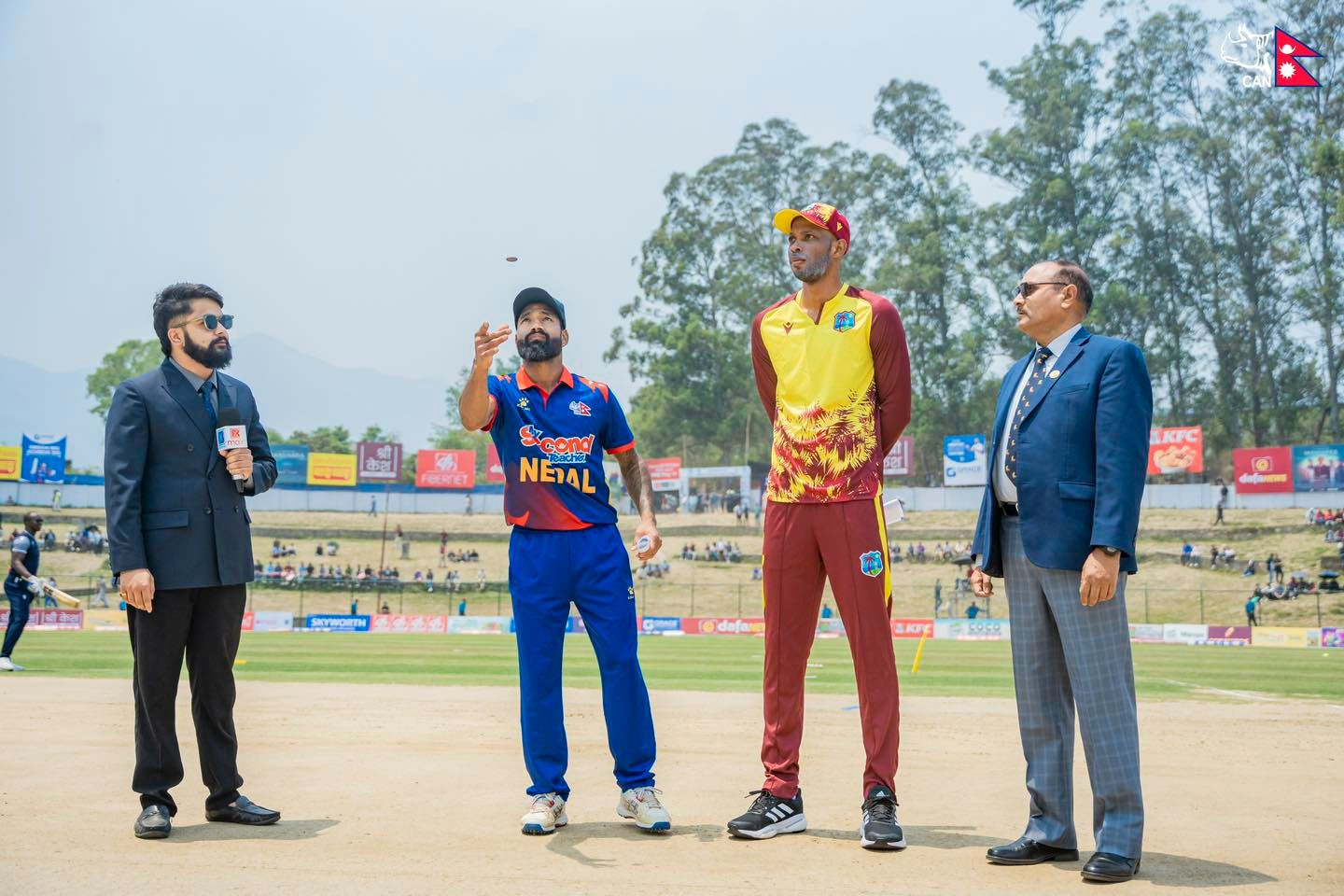 वेस्ट इन्डिज 'ए' विरुद्ध नेपाललाई तेस्रो सफलता, करणले लिए विकेट 